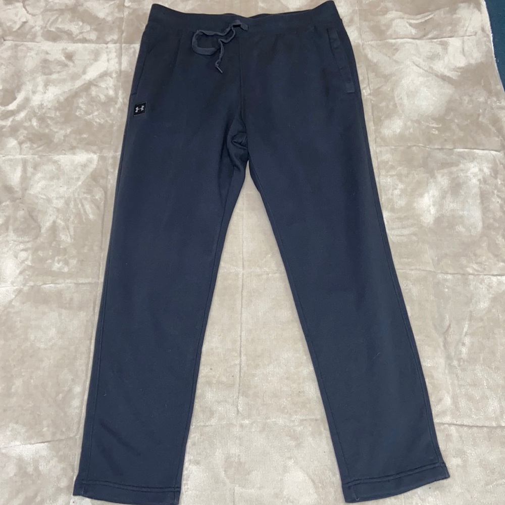 Under Armour sweats.